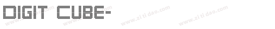 Digit Cube字体转换